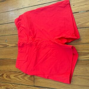 Women's Red Shorts